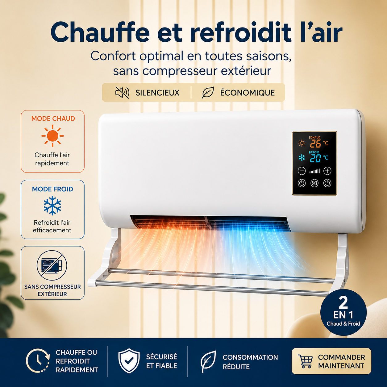 Refroidisseur et chauffage