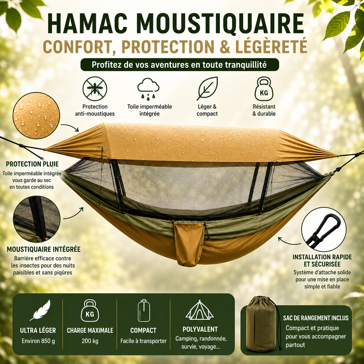 Hamac de camping