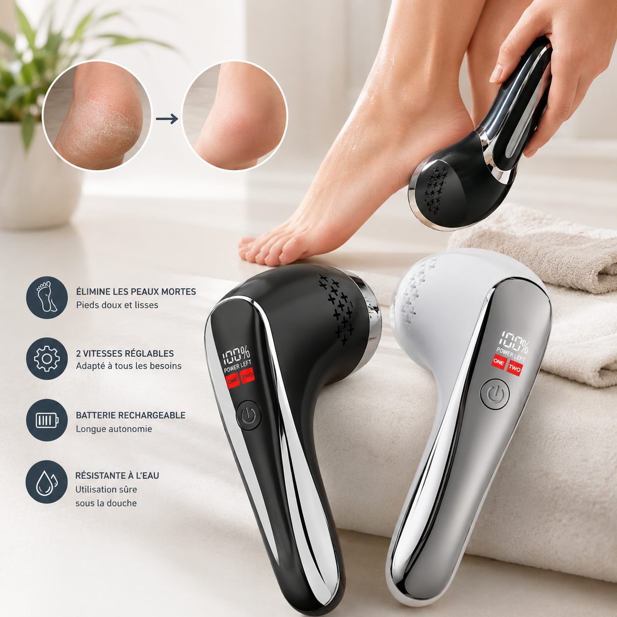 Ponceuse électrique pour pieds