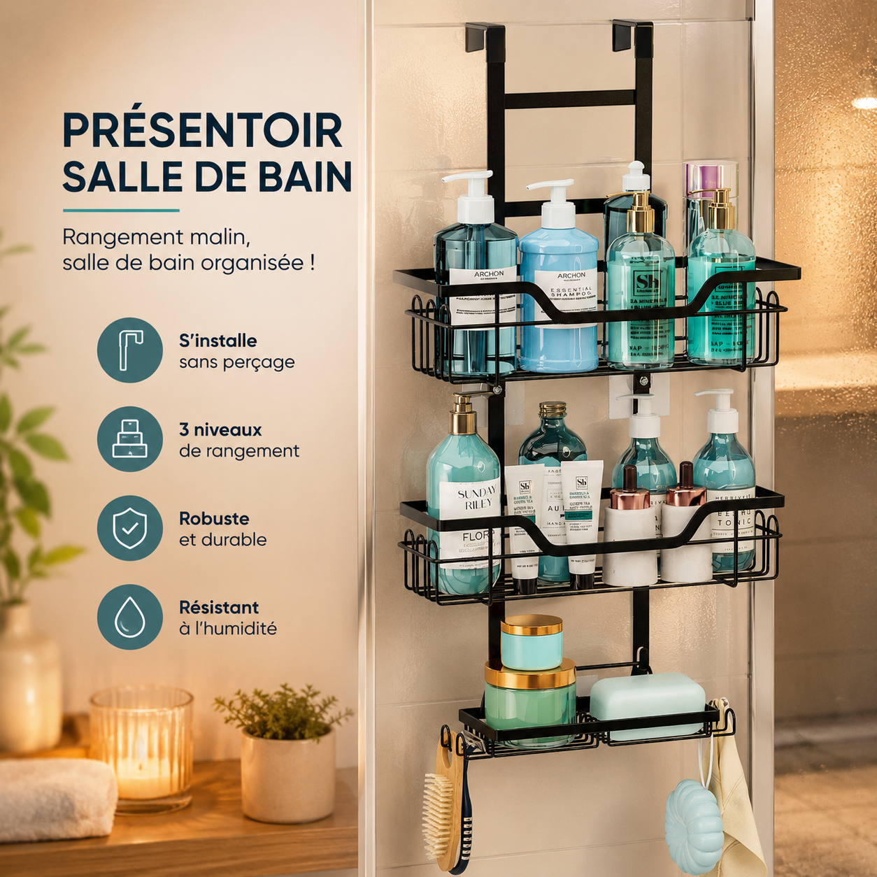 Support produit de Salle de bain