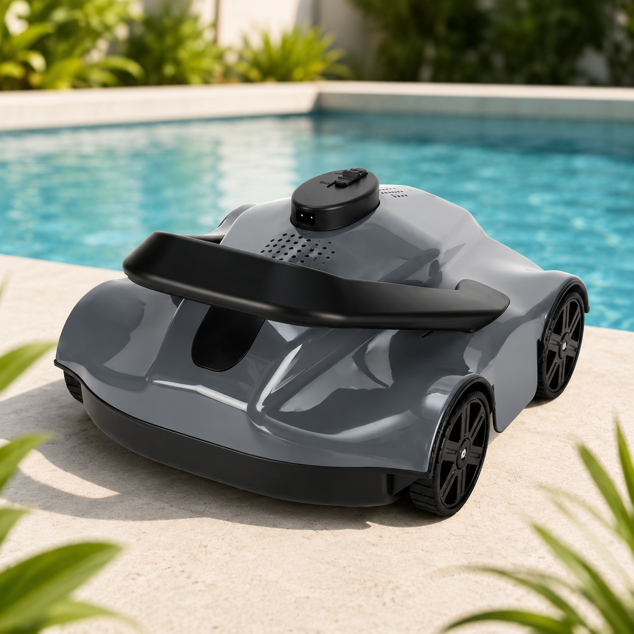 Aspirateur de piscine sur batterie autonome