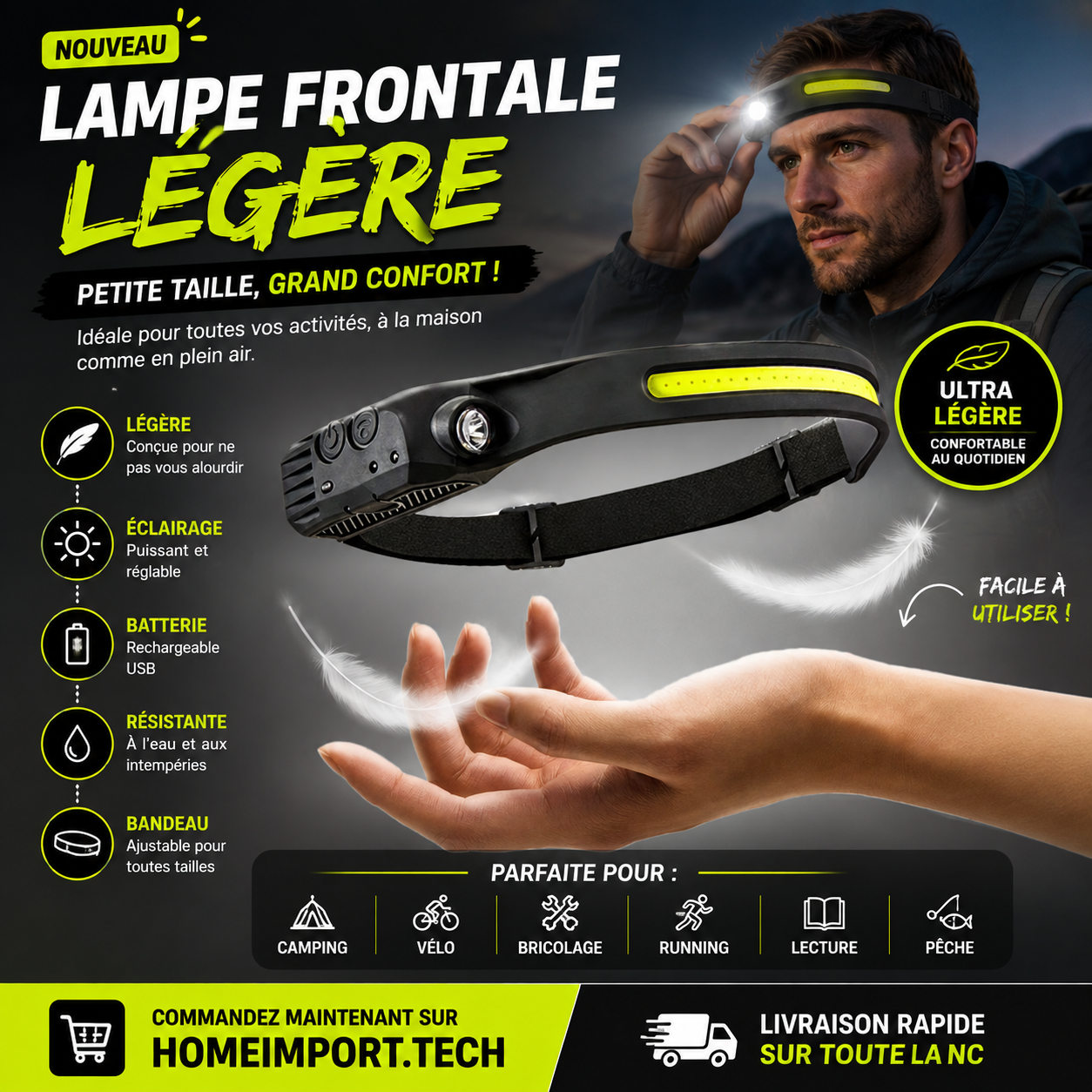 Lampe Led 1 Ruband