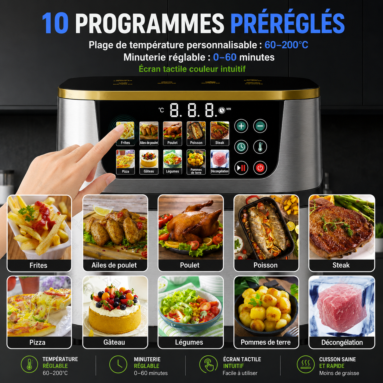 Friteuse a air intelligente