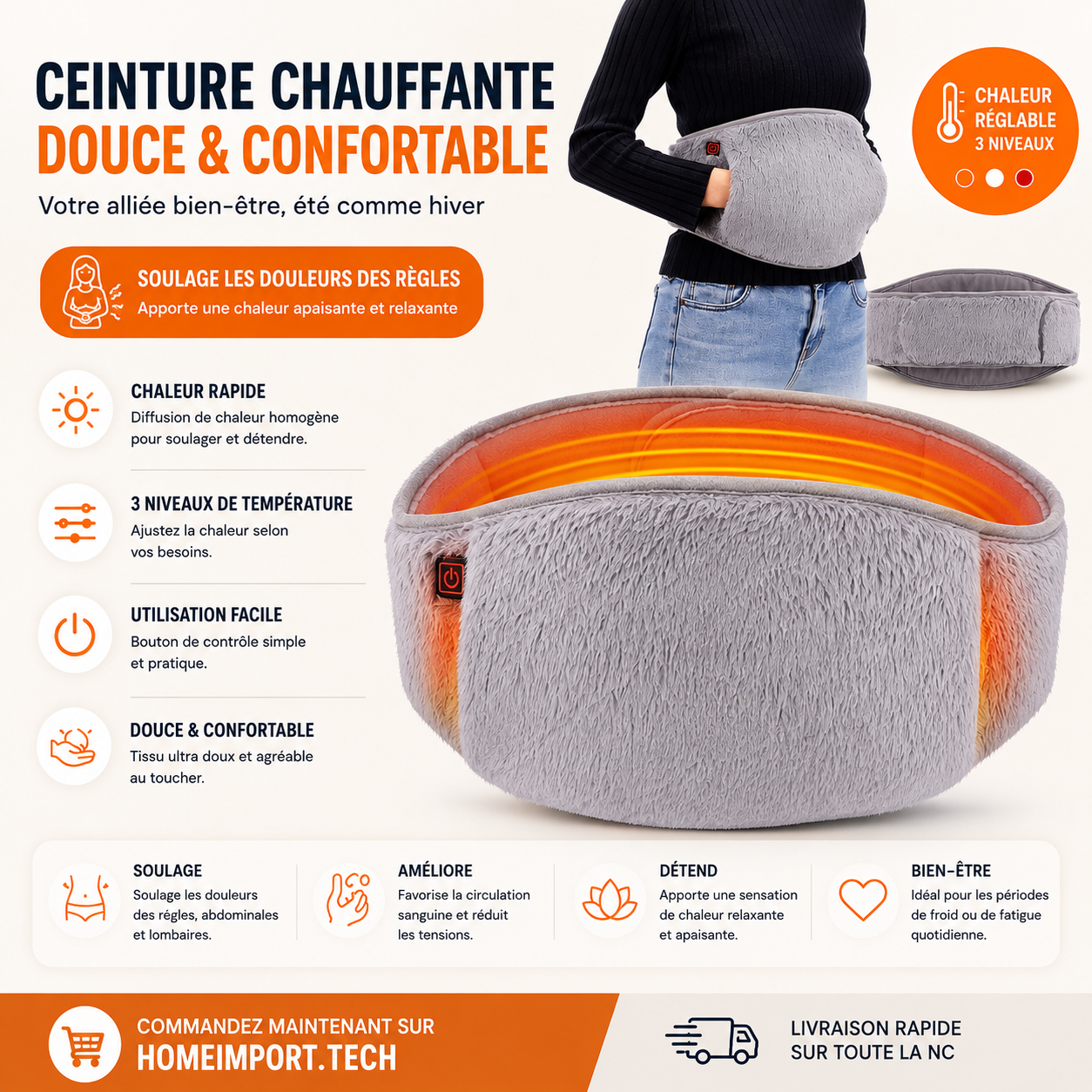 Ceinture chauffante