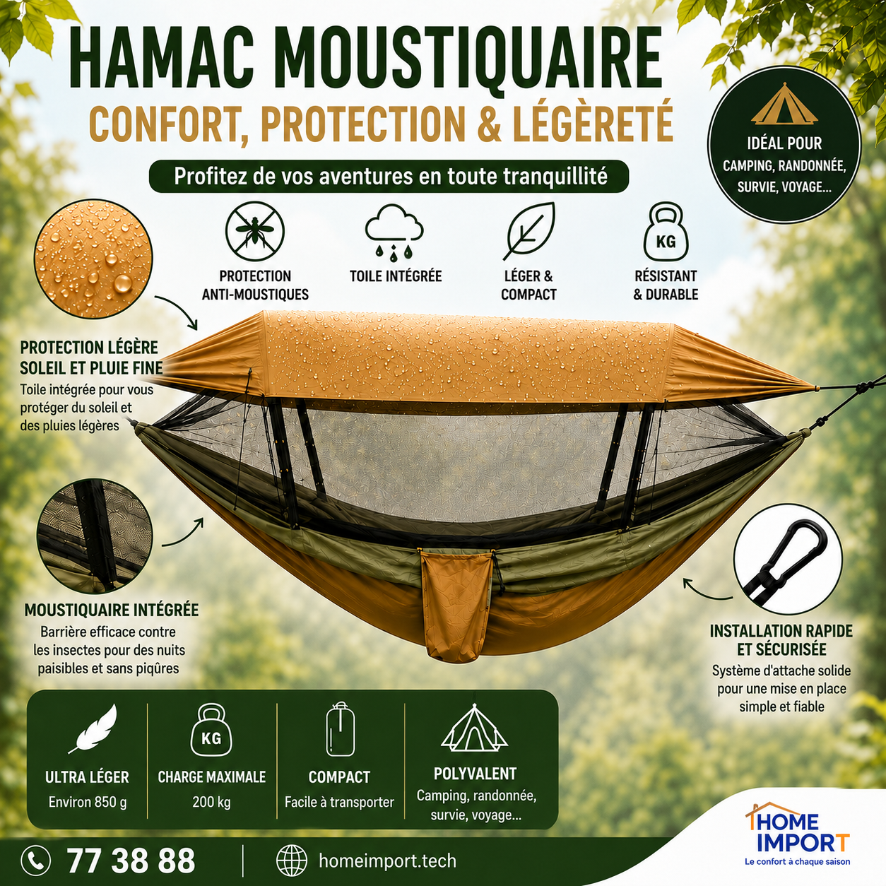 Hamac de camping